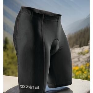 NEW Black Padded Cycling Shorts S/M 28-32 Quick Dry Nylon Spandex Padded Chamois